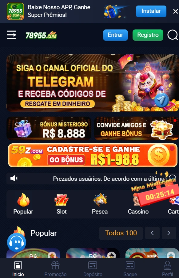 78955 Cassino Online Brasil 2025 com Pix instantâneo, bônus exclusivos e jackpots progressivos